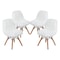 Flash Furniture Kids Shaggy Dog White Accent Chair, PK4 4-DL-DA2018-1-W-GG - alternate 9